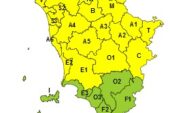 Codice giallo per rischio idrogeologico e temporali forti