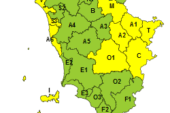 22 maggio: codice giallo per pioggia, temporali e mareggiate