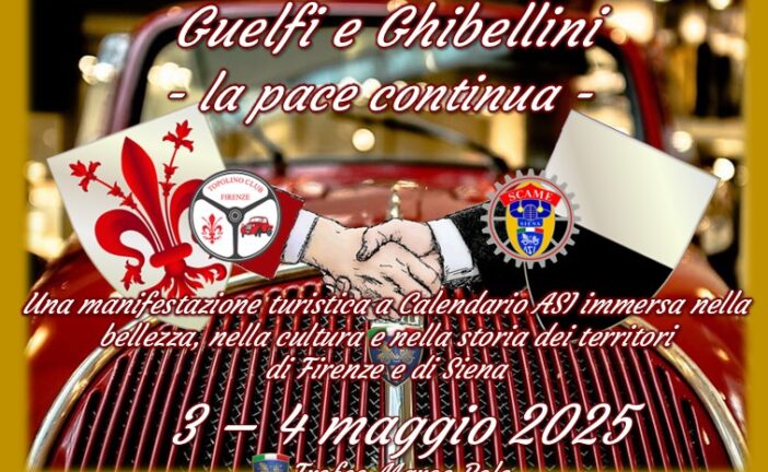 Guelfi e Ghibellini: raduno di auto d’epoca il 3 e 4 maggio