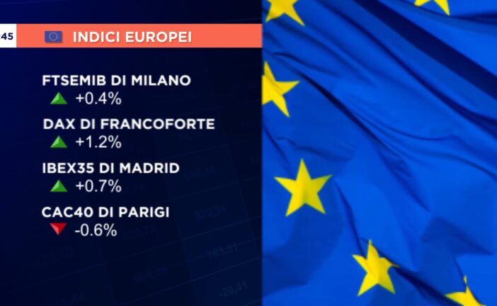 CHIUSURA PERLOPIÙ POSITIVA PER GLI EUROLISTINI, MILANO +0,4%