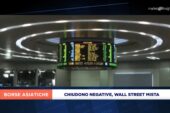 BORSE ASIATICHE SEDUTA A TINTE ROSSE NONOSTANTE I SEGNALI DI DISTENSIONE CINA-USA