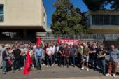 Telco: manifestazione davanti alla sede della Fibercop