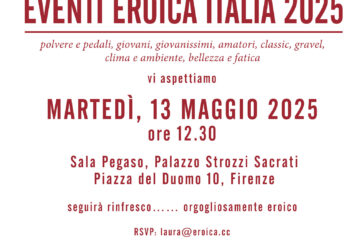 Eroica in Toscana 2025: gli eventi ufficializzati a Firenze