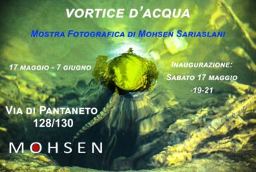Mohsen Sariaslani espone il suo “Vortice d’acqua”