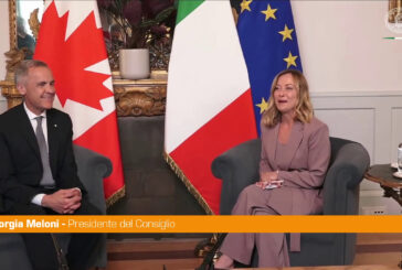 Meloni incontra Carney "Sull'Ucraina condividiamo sforzi per la pace"