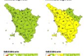 Codice giallo domenica 22 giugno su gran parte della Toscana