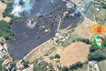 Giornata impegnativa per il servizio antincendio