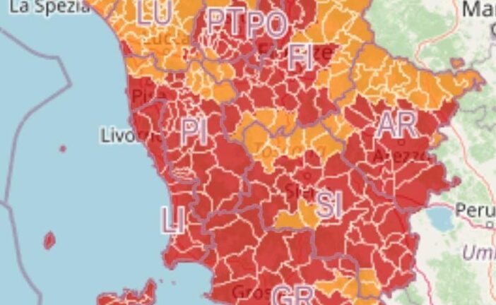 Online il Bollettino Rischio incendi boschivi