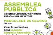 Comunità energetica: ad Abbadia San Salvatore l’assemblea pubblica