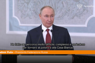 Putin "Trump uomo coraggioso, relazioni Usa-Russia vanno meglio"