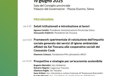 In Provincia il convegno sulla cooperazione sociale e i servizi ambientali