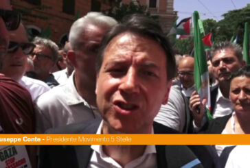 Corteo per Gaza, Conte "Stop a sterminio, gli italiani non ci stanno"