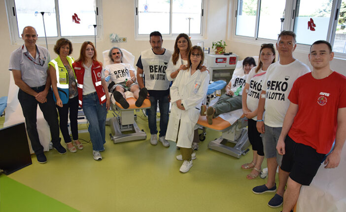 Non si ferma le generosità dei lavoratori Beko: altra delegazione dona sangue
