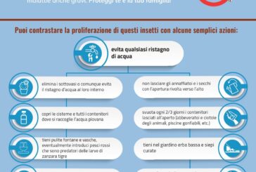 Lotta alla zanzara, accorgimenti necessari per prevenire i focolai