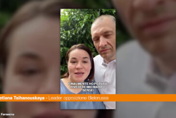 Tsihanouskaya "Grazie ad Antonio Tajani mio marito è libero"