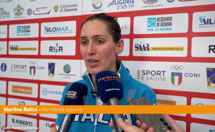 Batini "Un po' di rammarico per il bronzo, ma medaglie si festeggiano"