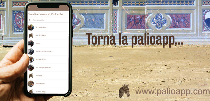 PalioApp ritorna per il 2025 tutta in tempo reale