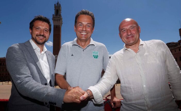 La Mens Sana ha presentato il nuovo coach  Federico Vecchi