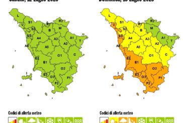 Temporali forti e rischio idrogeologico per domenica 13 luglio