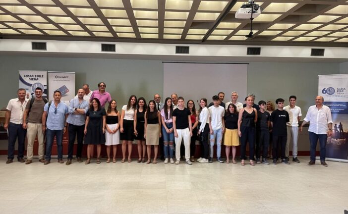 La Cassa Edile di Siena premia 23 studenti