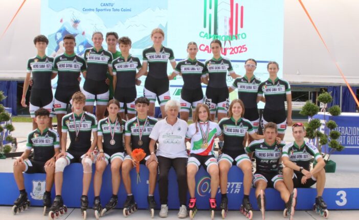 Mens Sana Pattinaggio Corsa: i biancoverdi sono bronzo nazionale