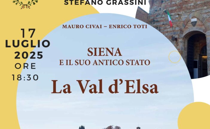 Siena e il suo antico stato –La Valdelsa: la presentazione del libro a Casole