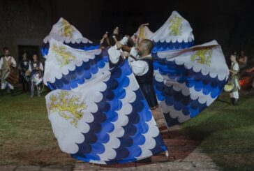 Sbandieratori e tamburini dei Canneti alle Giornate Medioevali di San Marino