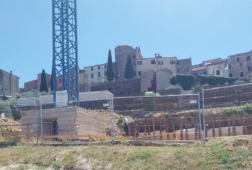 Eugenio Giani a Rapolano Terme per visitare il cantiere della Casa della Comunità