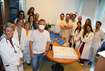 Festeggia il 9° “compleanno” del trapianto di polmone con i professionisti dell’Aous