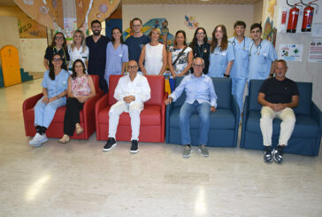 Atl: donate 4 poltrone letto alla Pediatria dell’AouS