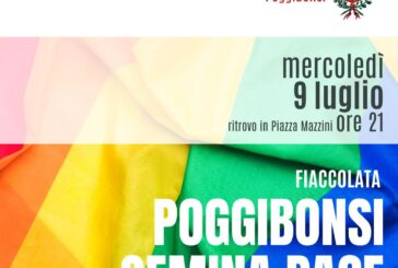 Mercoledì 9 luglio fiaccolata per la Pace. Si parte da piazza Mazzini