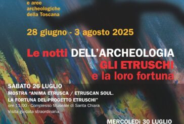 A San Gimignano Le Notti dell’Archeologia si animano tra Etruschi, mostre e scavi