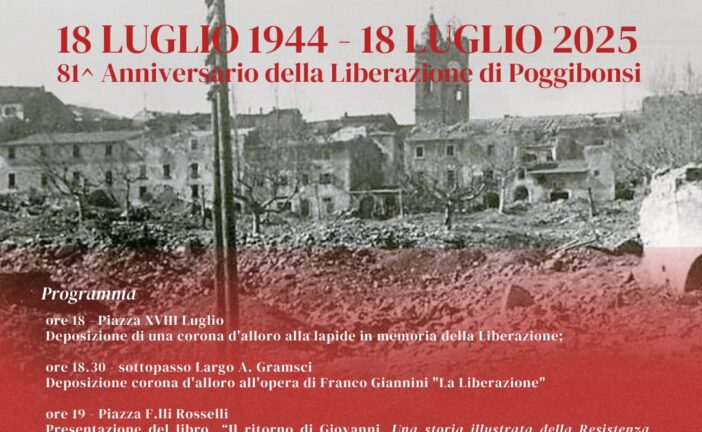 Poggibonsi: 81 anni fa la Liberazione della città