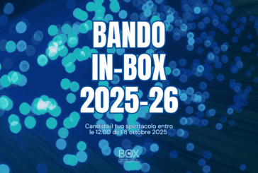 In-Box 2025/26: online il bando dedicato al teatro contemporaneo