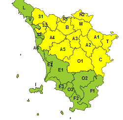 Rischio temporali sabato nella Toscana interna. Domenica miglioramento