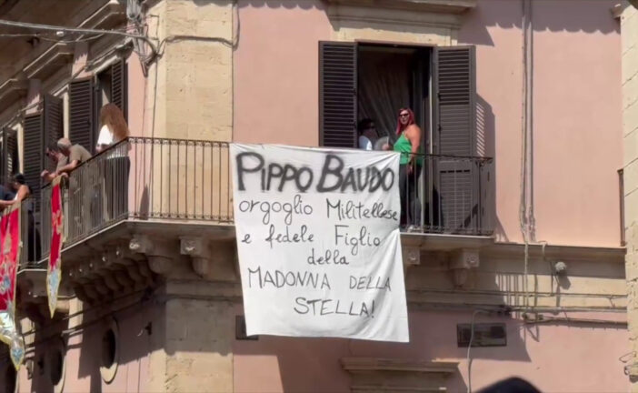 A Militello orgoglio e commozione per Pippo Baudo