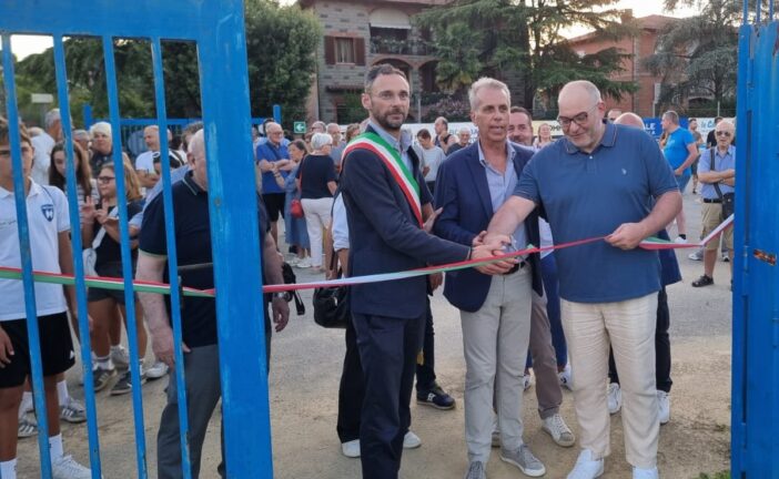 Monteroni: dopo i lavori inaugurato il campo sportivo “Lido Gagliardi”