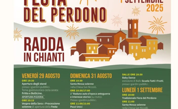 “Festa del Perdono” ancora tre giorni di festa a Radda