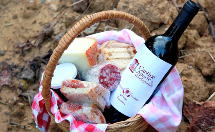 Merenda in vigna in Toscana con Cantine aperte in Vendemmia 