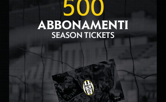 Siena FC: 500 abbonamenti rinnovati nella prima settimana