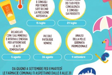 L’importanza dei sali minerali, consulti gratuiti nelle tre farmacie comunali