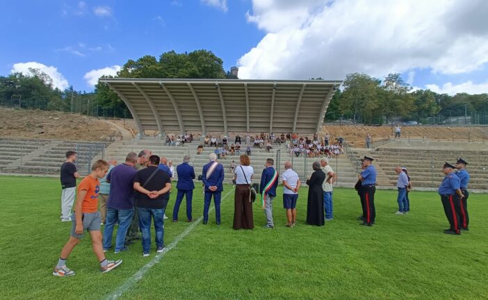 Inaugurato il rinnovato stadio di Radicofani