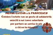 Dall’11 agosto al 21 settembre la mensa Caritas è a San Francesco