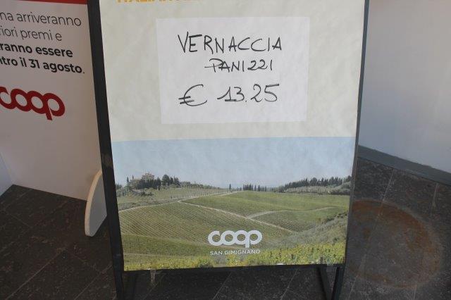 Alla Coop San Gimignano la Vernaccia di… San Donato in Perano