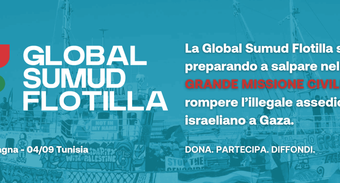 Fiom Cgil: “Pieno sostegno alla Global Sumud Flottilla”
