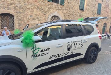 Inaugurato il nuovo automezzo del circolo Auser Palazzone