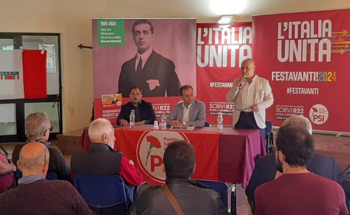 Il Psi apre la campagna elettorale con la Festa dell’Avanti