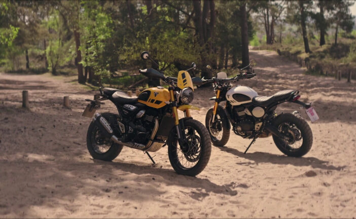 Nuova Triumph Scrambler 400 XC, sportiva pronta a tutto