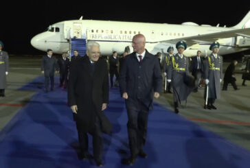 Il presidente Mattarella è arrivato in Kazakistan
