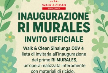 A Sinalunga il primo Ri Murales fatto con materiale di riciclo